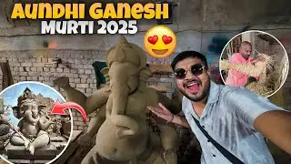 Aundhi Ganesh Murti 2025 | Raghunath Chakradhari Ganesh Murti 2025 Aundhi | Anand Unfiltered Vlogs