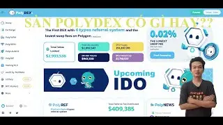 Hướng dẫn swap v&agrave; fram tr&ecirc;n s&agrave;n PolyDex một s&agrave;n tiềm năng tr&ecirc;n nền tản mạng Matic