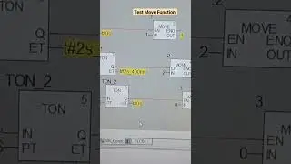 Test Move Function on ControlExpert #real #PLC #Schneider Electric #ControlExpert #RealLife69