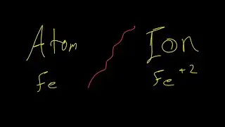 The difference between the atom and the ion