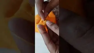 Button Holes or kach button making at  by hand stitching