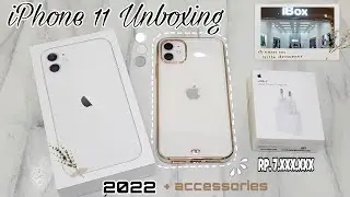 Unboxing iPhone 11 64 Gb (White) at iBox + accessories 2022, turun harga, 7jt an aja!!!