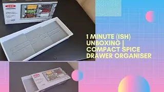 1 Minute (ish) Unboxing | Compact Spice Drawer Organiser - Good Grips by OXO