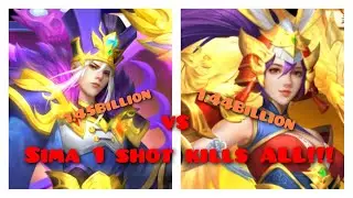 Battle Replay ~ Sima Yi One Move kills ALL!!! (1.45B vs 1.44B) Dynasty Heroes