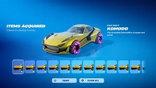 HOW TO GET KOMODO CAR BODY IN FORTNITE ROCKET LEAGUE!