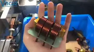 Vacuz R&D Rectangle Toroidal Inductor Core Flat Copper Wire Inductor Coil Winding Machine For Sale
