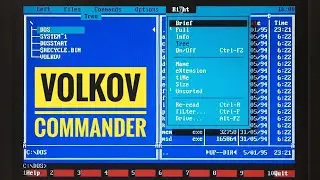 Volkov Commander, el clon de Norton Commander: un ligero explorador de archivos bajo MS-DOS.