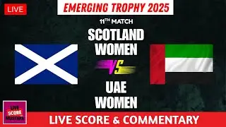 Scotland Women vs UAE Women T20 Match | Live score & commentary with Mustafa