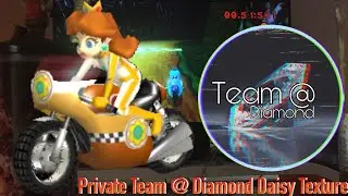 [Mario Kart Wii/マリオカートWii] Team @ Diamond Daisy Texture Hack