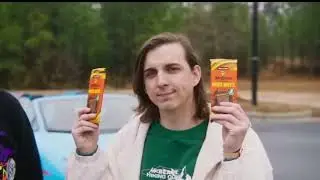 Mr. Beast Deez Nuts commercial with vine boom