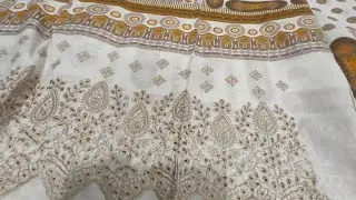 PAKISTANI PRINTED WITH EMBROIDERED SHUIT#COTTONMATERIAL #EMBROIDERY #DRESS #PAKISTANISUIT #cotton
