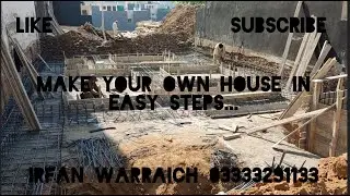 construction of house step by step process in bahria rwp different stages involved see by yourself