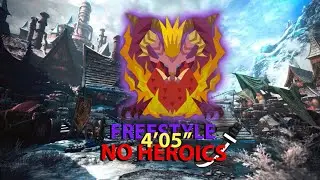 MHW:I | TEMPERED TEOSTRA FREESTYLE LONGSWORD SOLO | NO HEROICS 4'05''