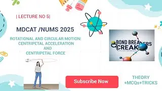 Rotational and circular motion-Mdcat|Centripetal acceleration |Centripetal force| Mdcat Physics