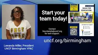 UNCF Birmingham Walk - President Miller (YPAC)