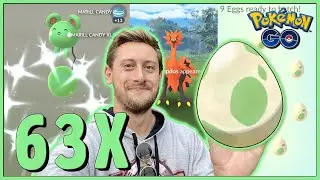 How many *SHINY AZURIL* from 60+ Pok&eacute;mon GO Hatch Day 2km Eggs?