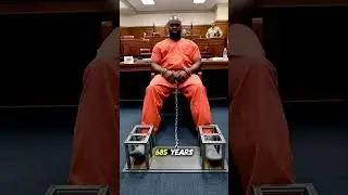 Giant Inmate Slams Steel Foot Cages After Judge Hands Down 685-Year Sentence
