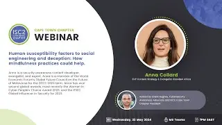 Human susceptibility factors to social engineering with Anna Collard (Host: Grant Hughes)