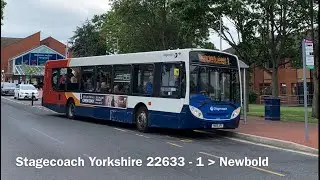 Stagecoach Yorkshire 22633 MAN 18.240LF YN08JFV - Kickdown!