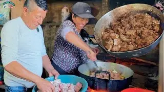 Hicimos Fritada de de sajino con la T&iacute;a Anita