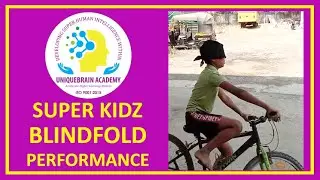 109 CYCLING (WITH CLOSED EYES) PERFORMANCE - UNIQUEBRAIN ACADEMY INDIA