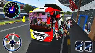 ASHOK LEYLAND BS6 Sleeper Bus Indian City Bus Driving 3D - Bus Game Andriod Gameplay 2026 |