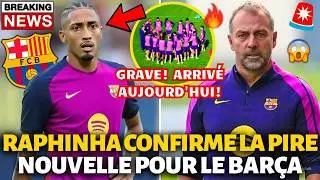 🚨URGENT! RAPHINHA CONFIRME LA PIRE NOUVELLE POUR LE BARCELONE! UNE GRANDE TRAGÉDIE! ACTU BARCELONE!