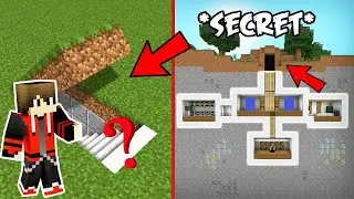 How to build a secret Base in Minecraft #minecraft