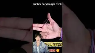 the rubber band trick of making a hand-gun #shorts #viral #ideas
