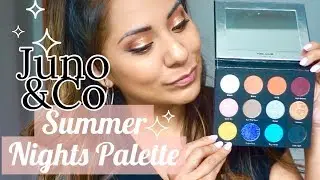 New Summer Nights Palette | New JunoCo Sponge | Juno&Co Summer Nights Eyeshadow Palette