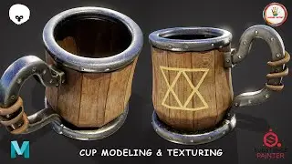 Cup UV unwrapping Maya for beginners