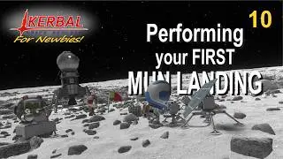 KSP - Complete Career Walkthrough & Tutorial | Your First MUN LANDING