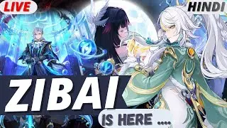 Zibai Aa Gayi! 🔥 | Character Review | GENSHIN IMPACT LIVE 🇮🇳 | AR60 F2P
