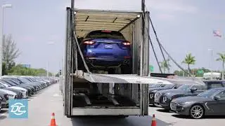 Enclosed Carrier Maserati Delivery to Rick Case - Direct Connect Auto Transport