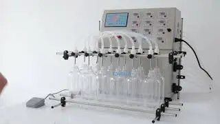 How To Use Semi-Automatic 12 Heads Liquid Bottle Filling Machine?