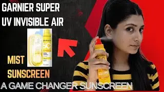 Обзор солнцезащитного крема Garnier Super UV Invisible Air Mist #garnier #sunscreen