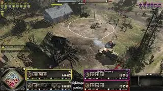 COH2 2v2 Flap (UK) & IkorlZips (US) vs Vodka Company (OK) & cblanco (OH)