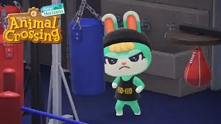 Don't Mess With Sasha | Animal Crossing Boxing Gym | ACNH Punching Bag + Speed Bag Reactions