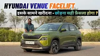 Hyundai Venue Facelift 2025 भूल जाओगे | Skoda Kylaq Petrol 1.0 Tsi Drive Review 2025 