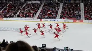 Team Unique short programm in World Championships 2023
