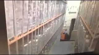Reach racking collapse