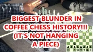 The Biggest Blunder In Coffee Chess History! Carlini vs. Chedi Knight Brian (With Commentary!)