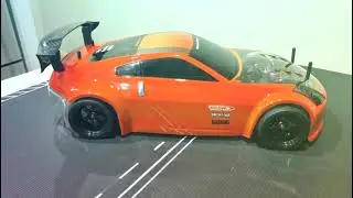 Nissan 350z rc custom drift body hpi racing..