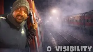 Panipat To Shimla Train Journey in Dense Fog 🌫️😰
