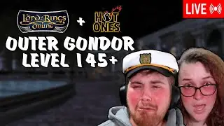 LOTRO Questing & Hot Ones Challenge with @aubreytheweirdone  | #captainondeck