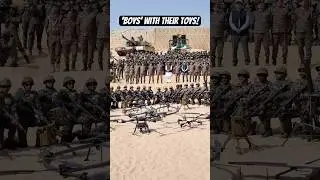 Indian Army Demonstrates It&rsquo;s Capability In Desert: #indianmilitary #army #rajnathsingh #Thar #Guns