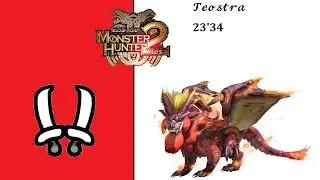[Monster Hunter 2] HOW TO BEAT Teostra HIGH RANK in 23 minutes [OFFLINE ARMOR]