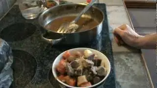 Leftovers Made into Beef Stew