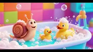 Snail and the Ducklings&rsquo; Bubble Bath | Gentle Wash Time Song for Kids | Nursery Rhymes