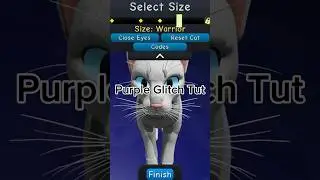 (Pc+Mobile) Purple Glitch Tut + Fade Tricks #warriorcatsultimateedition #wcue  #wcueglitchtut